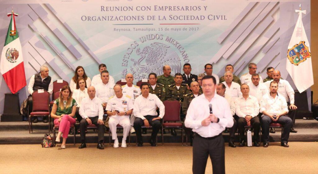 Dividirán municipios en zonas para atender de inmediato incidentes. TAM 134 2017. Gobierno Federal Combatirá Integralmente A La Delincuencia En Tamaulipas 4 E1495066543829 1024x560