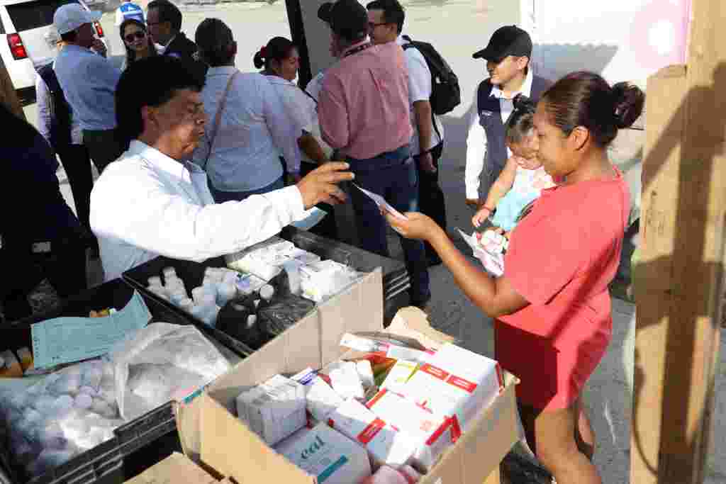 SST 036 2019. Intensifica Salud Estatal Atención Y Servicio En Zonas Afectadas Por Inundación En Reynosa 1 1024x683