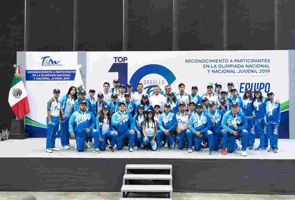Reconoce Gobernador a deportistas de la Olimpiada Nacional 2019 TAM 135 2019. Reconoce Gobernador A Deportistas De La Olimpiada Nacional 2019 1 1024x696