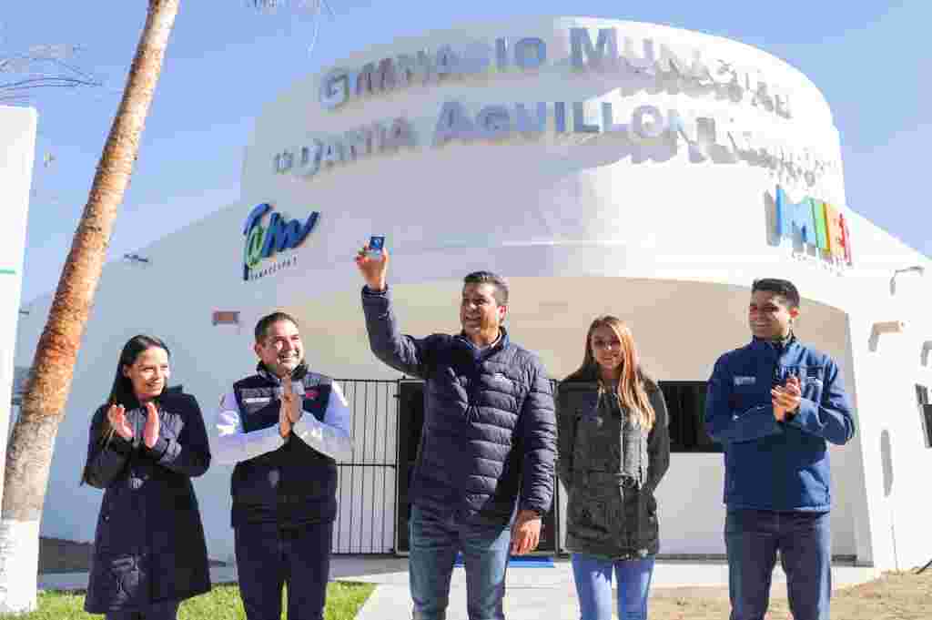 TAM 016 2020. Inaugura Gobernador Gimnasio Municipal En Ciudad Mier 3 1024x681