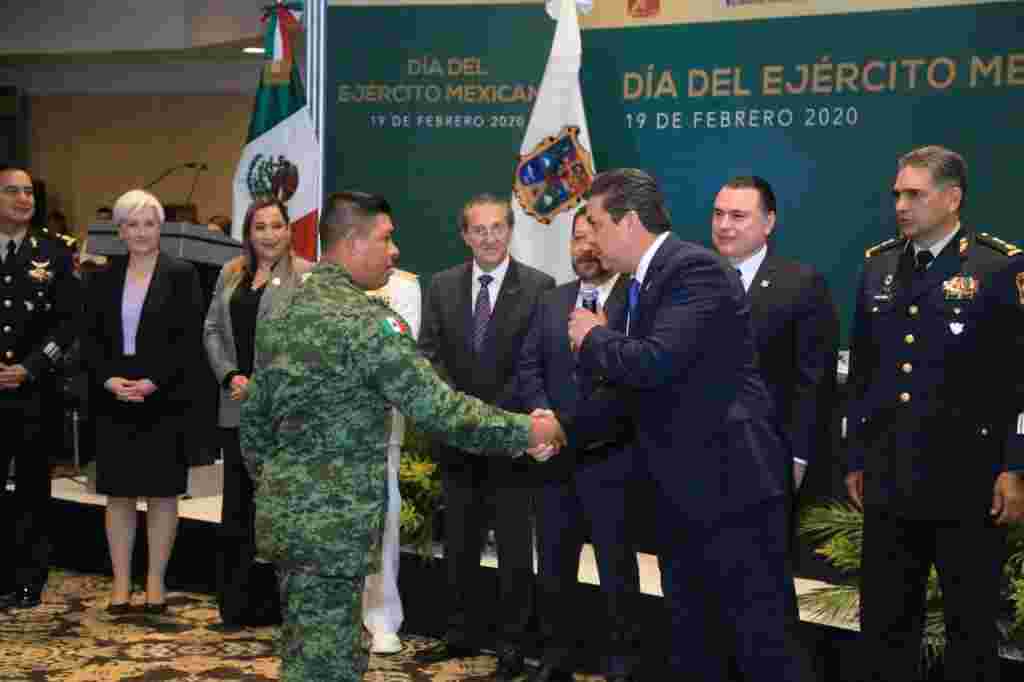 TAM 022 2020. Refrenda Ejército Mexicano Compromiso Con La Paz Y El Orden En Tamaulipas 3 1024x682