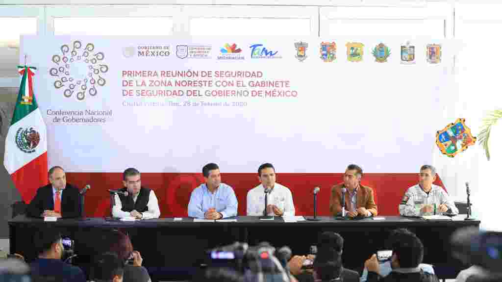 TAM 032 2020. Se Reúnen En Tamaulipas Gobernadores De La Comisión De Seguridad De La CONAGO 4 1024x575