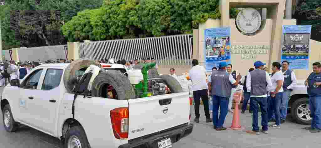 SST 032 2020. Inaugura Tamaulipas Primera Campaña De Eliminación De Criaderos Y Control Del Dengue 2020 5 1024x472
