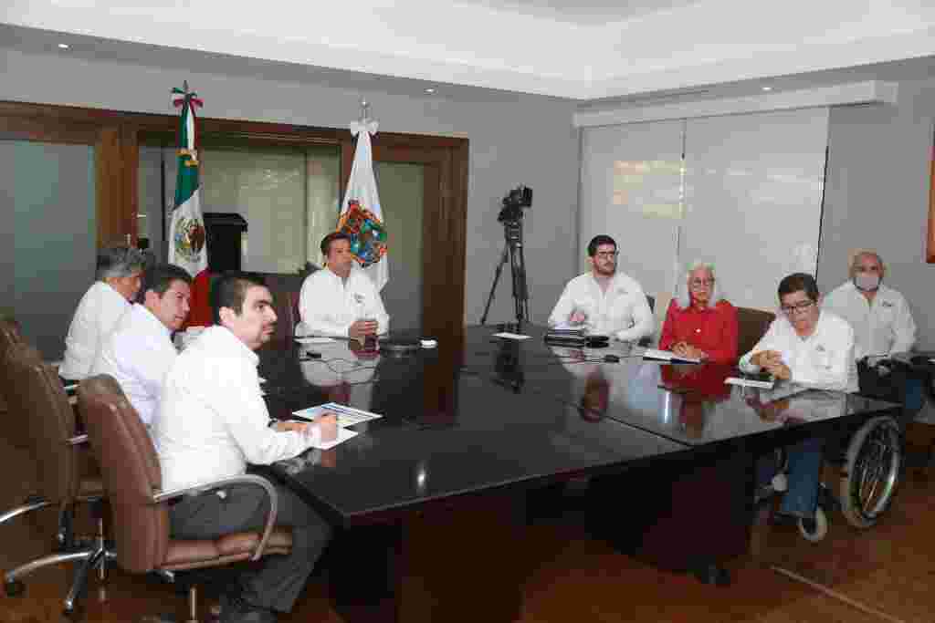 Gobernador de Tamaulipas y equipo de Salud, intercambian experiencias con especialista italiana TAM 049 2020. Gobernador De Tamaulipas Y Equipo De Salud Intercambian Experiencias Con Especialista Italiana Ante COVID 19 4 1024x683
