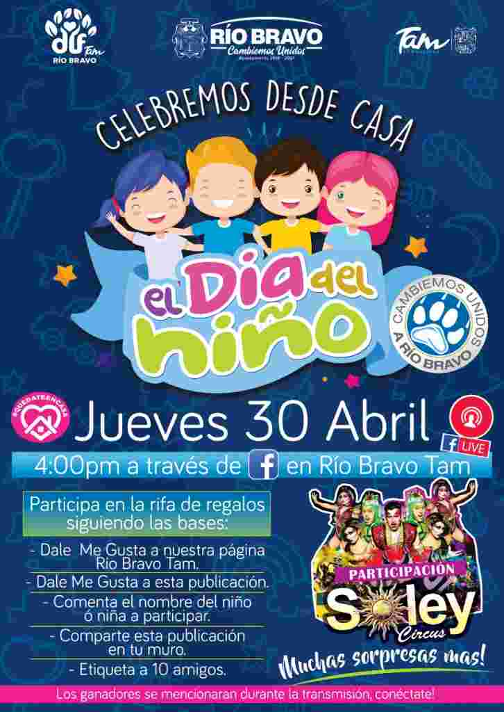 Presentará Gobierno de Río Bravo programa especial del día del niño WhatsApp Image 2020 04 29 At 16.07.25 726x1024