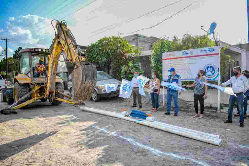 Familias de la colonia Primero de Mayo se benefician con infraestructura hidráulica WhatsApp Image 2020 10 15 At 09.27.52 1024x682