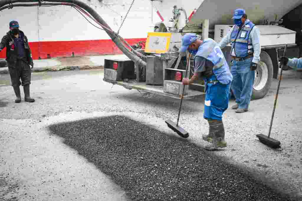 Tras onda gélida Gobierno de Río Bravo reactiva acciones de bacheo WhatsApp Image 2021 02 22 At 14.00.04 1024x682
