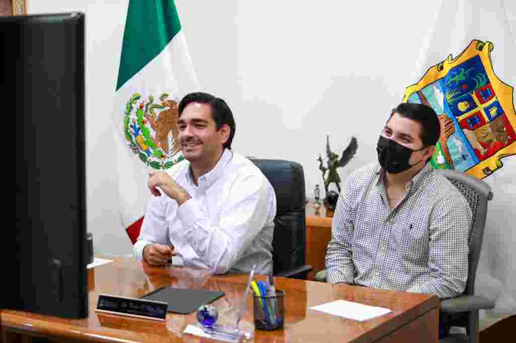 Atienden jóvenes conferencia virtual “ Conecta Con Tu Alcalde”. IMG 20220201 WA0041 1024x682