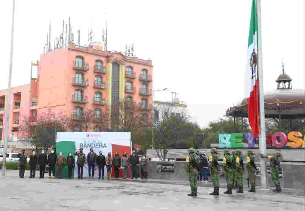 Celebran honores en conmemoración del Día de la Bandera Mexicana. WhatsApp Image 2022 02 24 At 11.07.48 AM 1024x711