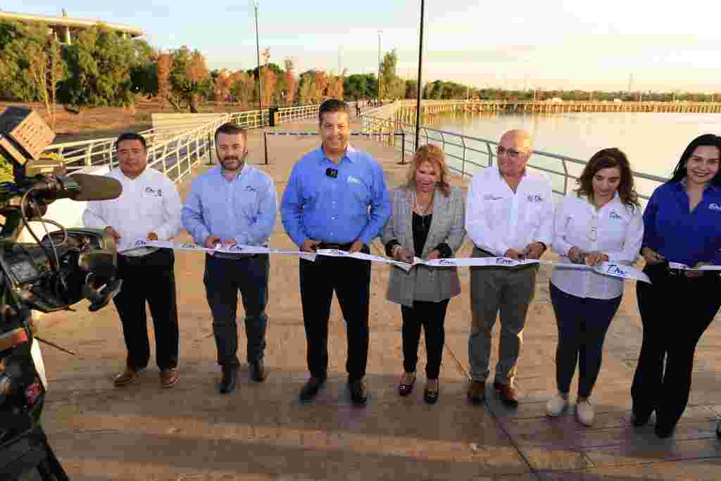 TAM 102 2022. Entrega Gobernador Francisco Garcia Cabeza De Vaca Nuevo Malecon La Escondida En Reynosa 1 1024x683
